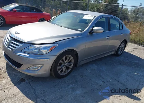 2013 Hyundai Genesis 3.8 from USA, damaged, VIN KMHGC4DD1DU247256
